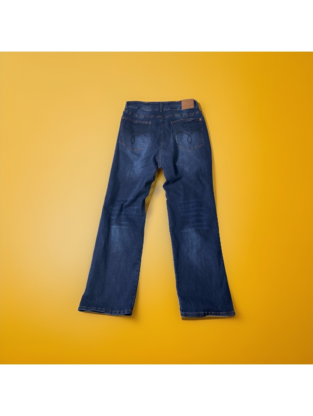 Judy Blue Jeans Womens Juniors 13/31 Denim Straight  High Rise Button Fly